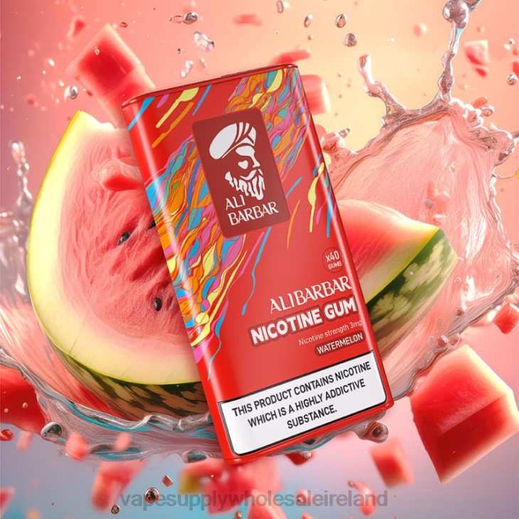 E Cig Wholesale Distributors - Alibarbar Nicotine Gum Watermelon FXP885