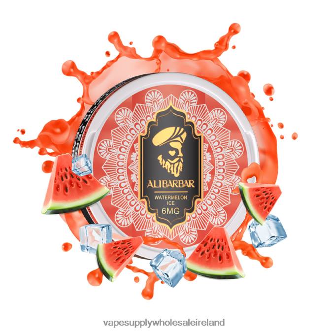 Vape Wholesale Europe - 0T2H57 Watermelon Ice ALIBARBAR Nicotine Pouch