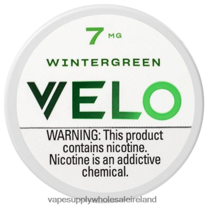 Vape Wholesale Europe - 0T2H47 Wintergreen VELO Nicotine Pouch 7mg