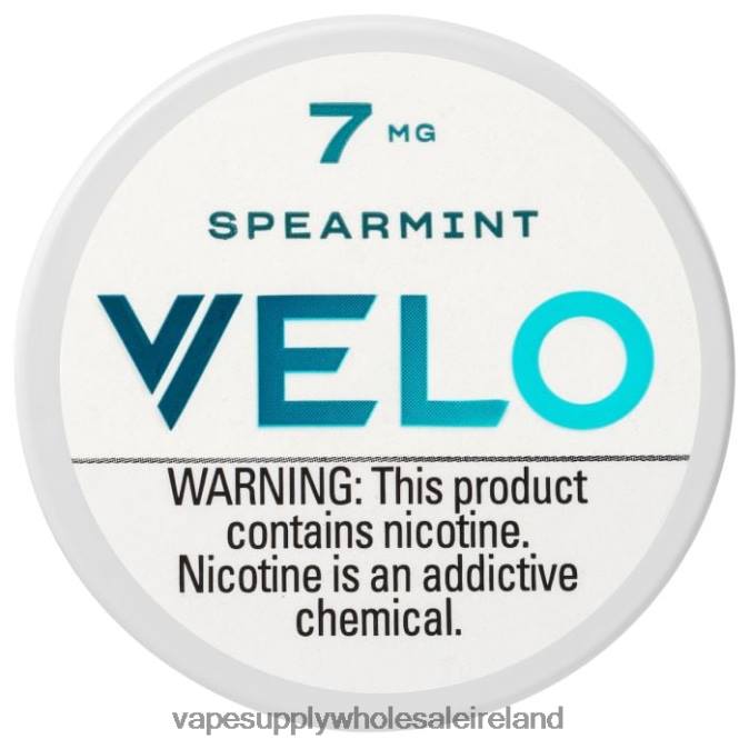 Vape Wholesale Ireland - 0T2H48 Spearmint VELO Nicotine Pouch 7mg