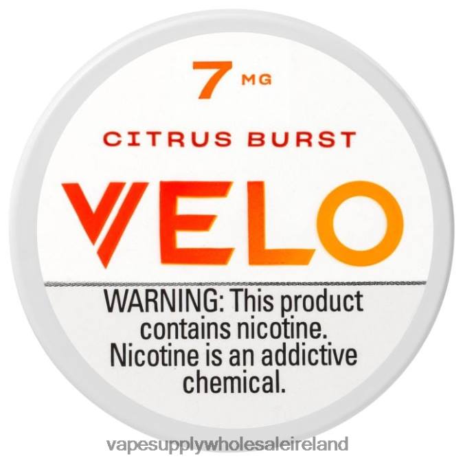 e cigarettes wholesale suppliers - 0T2H44 Citrus Burst VELO Nicotine Pouch 7mg