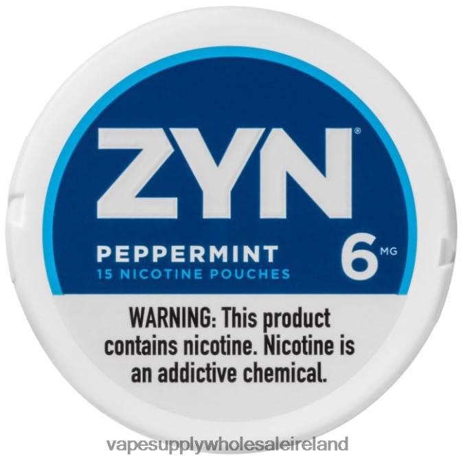 Vape Wholesale Ireland - 0T2H18 Peppermint ZYN Nicotine Pouch 6mg