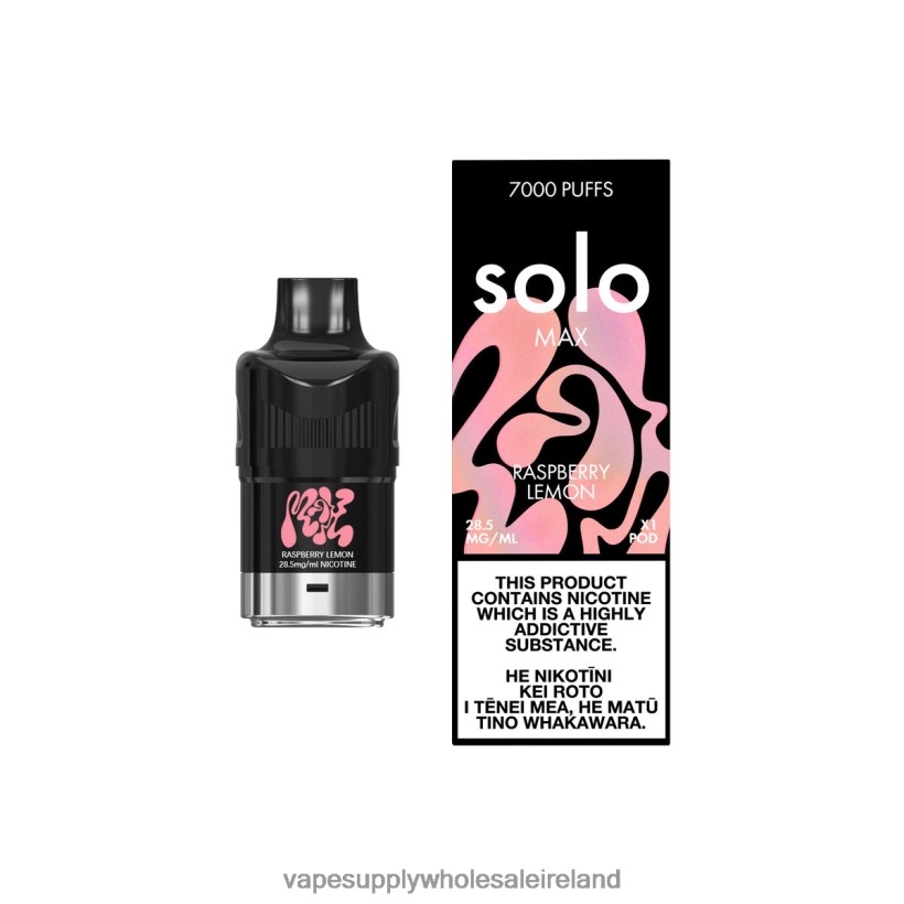 E Cig Wholesale - Solo MAX Pod RPZJP276 Raspberry Lemon