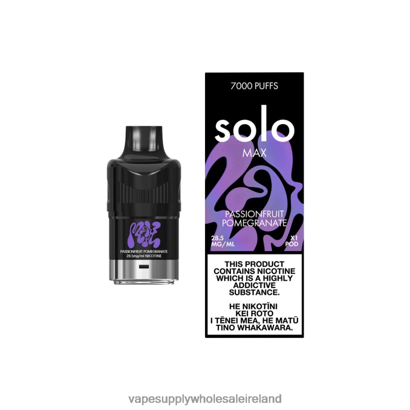 Electronic Cigarette Wholesale - Solo MAX Pod RPZJP289 Passionfruit Pomegranate