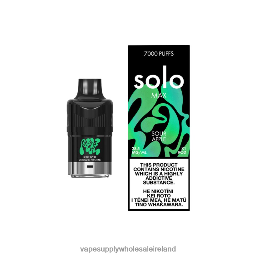 Electronic Cigarette Wholesale Supplier - Solo MAX Pod RPZJP280 Sour Apple