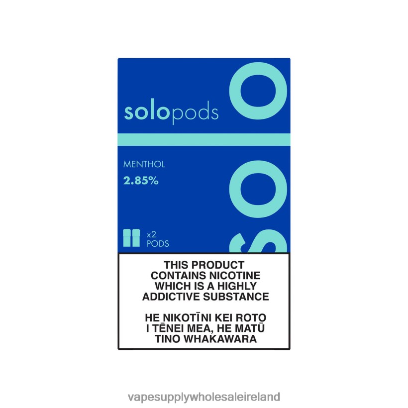 Vape Wholesale Ireland - Solo Replacement Pod 2-Pack RPZJP251 Menthol