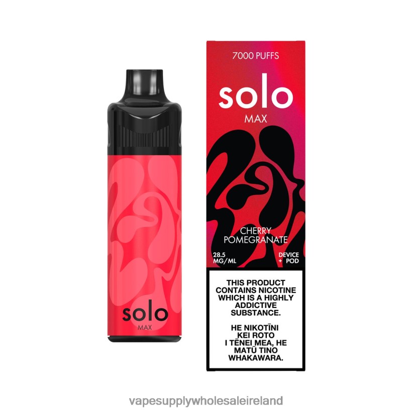 E Cig Wholesale - Solo MAX Pod Kit RPZJP266 Cherry Pomegranate