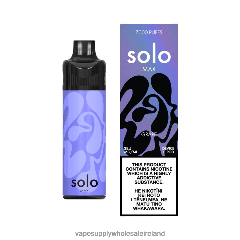 E Cigarette Wholesale - Solo MAX Pod Kit RPZJP267 Grape