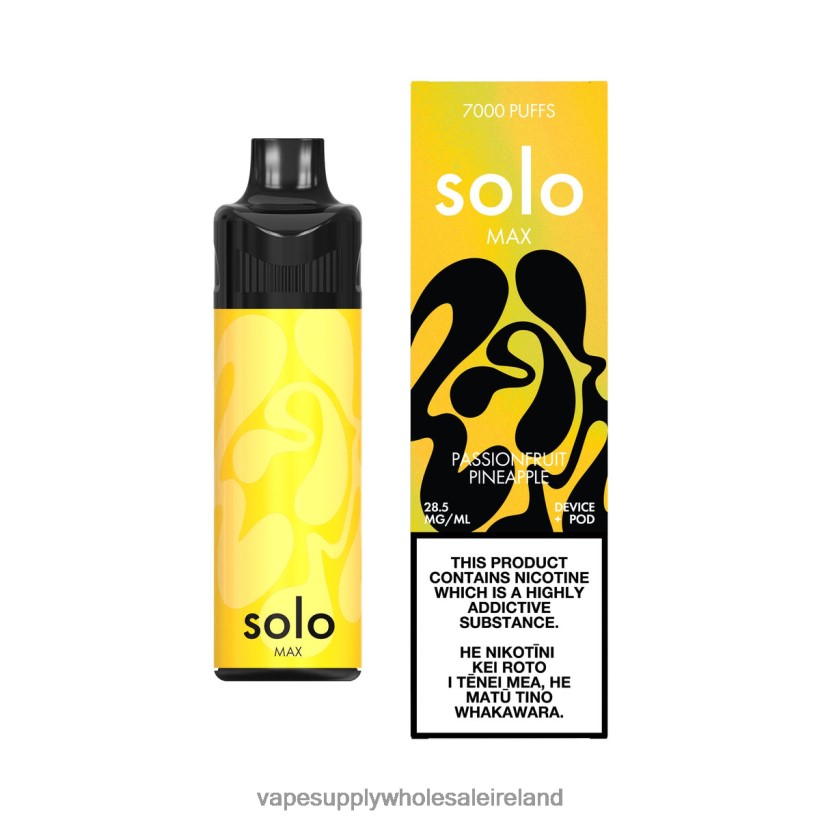 Electronic Cigarette Wholesale - Solo MAX Pod Kit RPZJP269 Passionfruit Pineapple